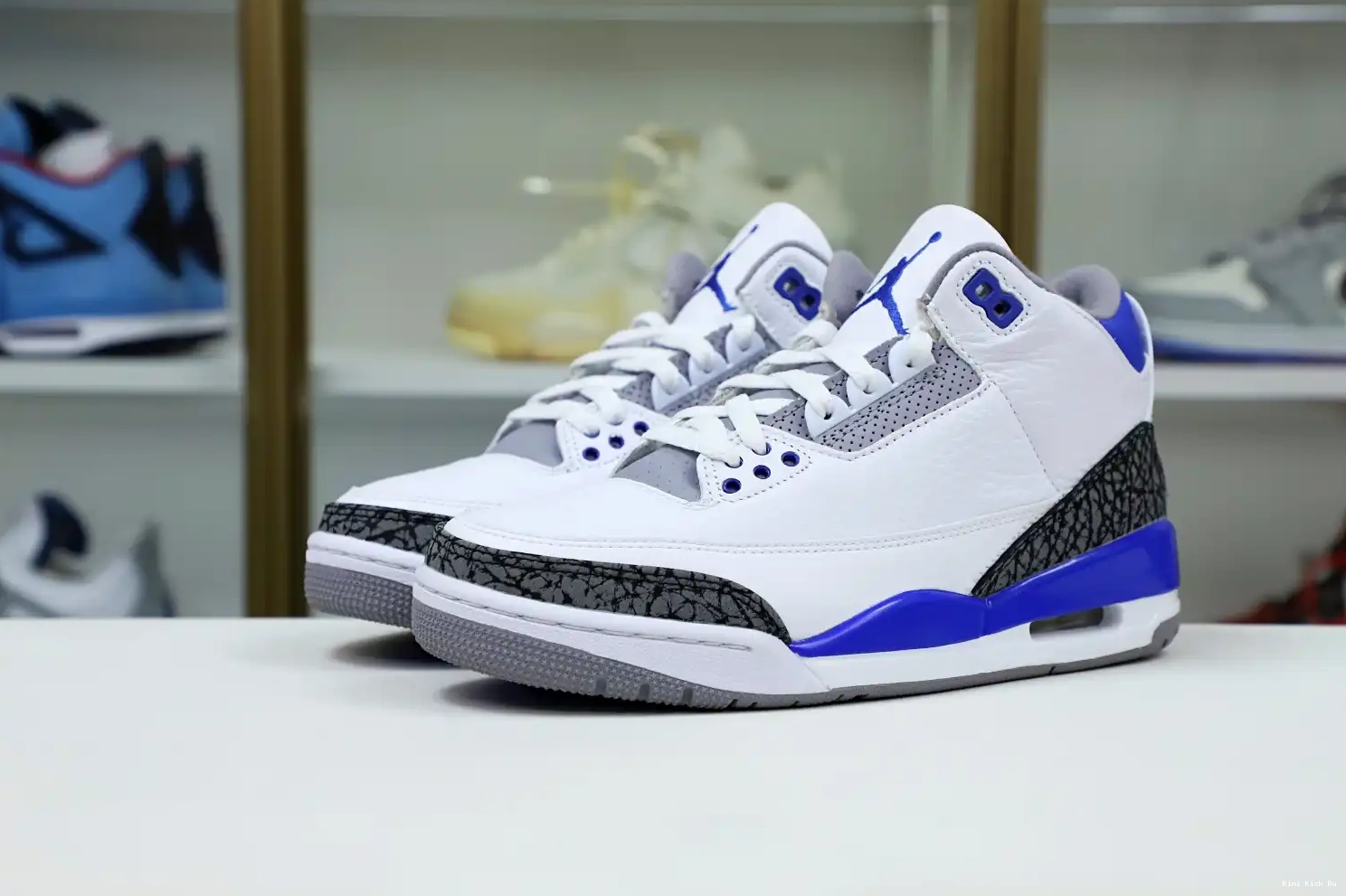 'RACER Kimikick AIR RETRO 3 BLUE' JORDAN 0408